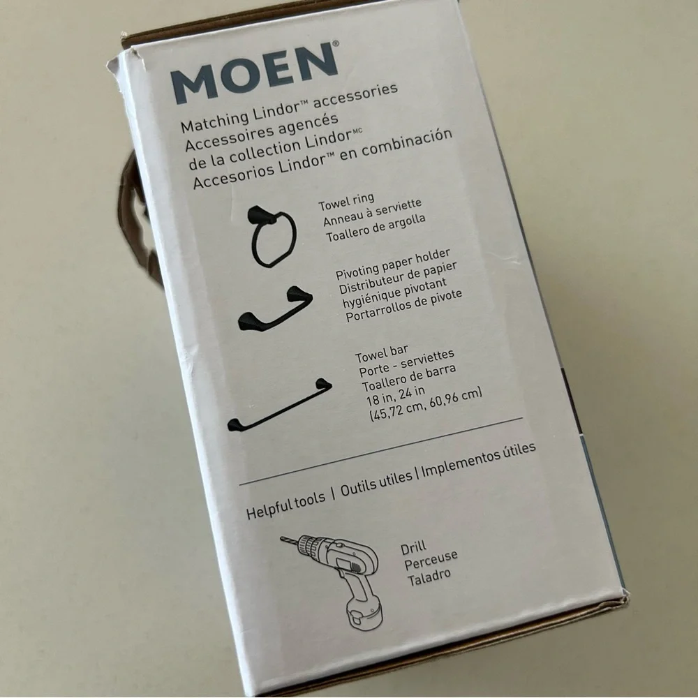 Moen Lindor Collection Double Robe Hook - Picture 6 of 6